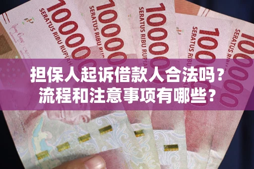 济南担保人起诉借款人合法吗？流程和注意事项有哪些？
