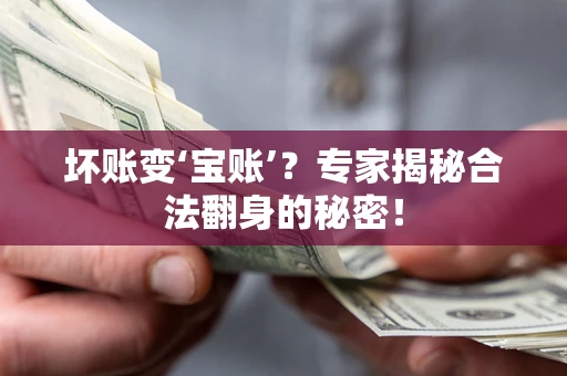 济南坏账变‘宝账’？专家揭秘合法翻身的秘密！