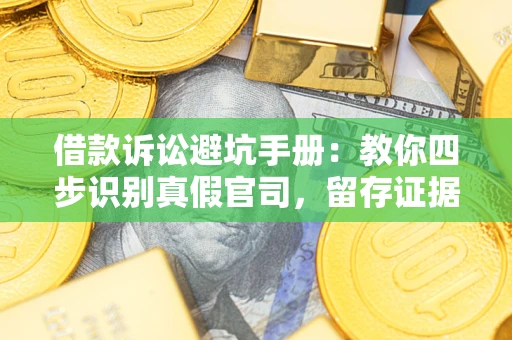 济南借款诉讼避坑手册：教你四步识别真假官司，留存证据不踩雷