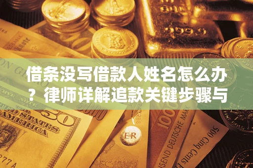 济南借条没写借款人姓名怎么办？律师详解追款关键步骤与证据链构建