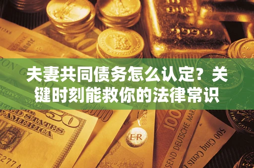 济南夫妻共同债务怎么认定？关键时刻能救你的法律常识