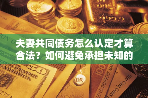 济南夫妻共同债务怎么认定才算合法？如何避免承担未知的债务风险？